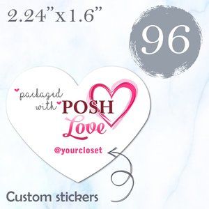 96 Thank You Stickers